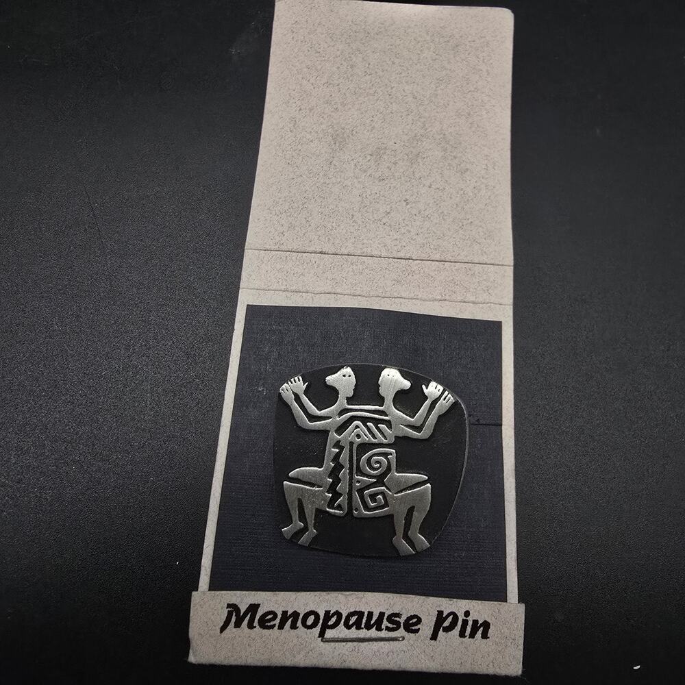 Alice Seely Menopause Pin Alter Ego Tribal Aztec 2000